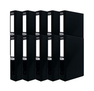 Pukka Brights Box File FC Blk Pk10