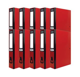 Pukka Brights Box File FC Red Pk10