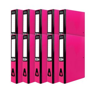 Pukka Brights Box File FC Pink Pk10