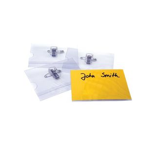 Combi Clip Name Badge 40X75Mm Pk50