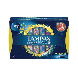 Tampax Compak Pearl Reg Tampons Pk36