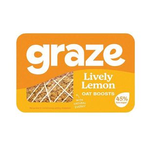 Graze Live Lemon Flapjack Punnet Pk9