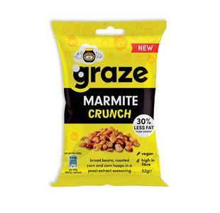 Graze Marmite Crunch 52g Bag Pk18