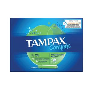 Tampax Compak Sup Tampons Bxd 18 Pk6