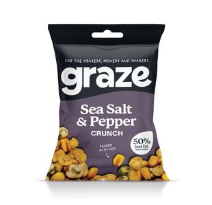 Graze Salt Pepper Crunch 35g Pk10