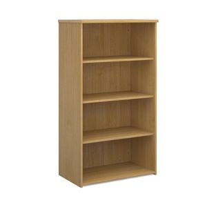 Universal bookcase with shelves