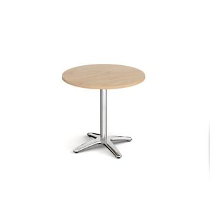 Roma circular dining table 4 leg base