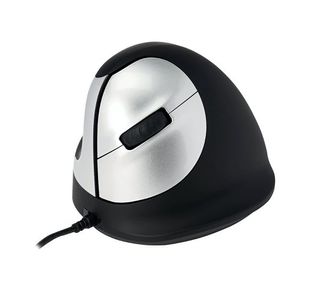 R-GO HE Vertical Wired Mouse Med LH