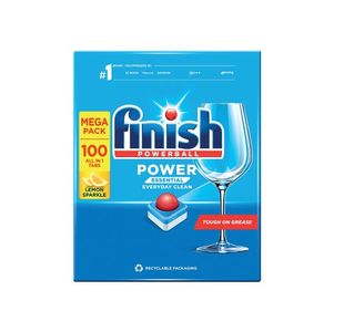 Finish Power Dishwash Tabs Lem Pk100