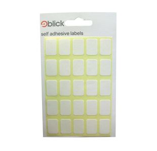 Blick Label 12X18Mm White Bag 002758