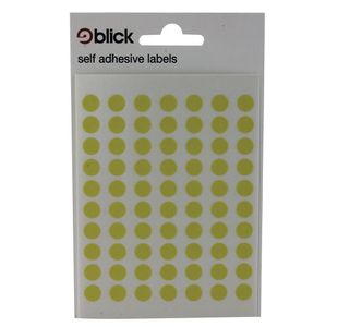 Blick Label 8Mm Yellow Bags 003458