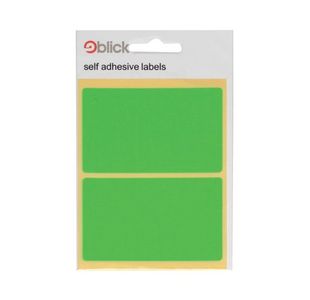 Blick Label 50X80Mm Green Bag 010654