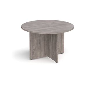 Arrow head leg circular meeting table