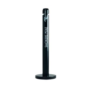 Smokers Pole Ashtray Black