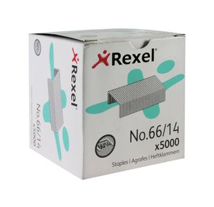 Rexel No66 Staples Metal 14mm Pk5000