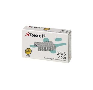 Rexel No56 Staples Metal 6mm Pk1000