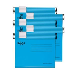 Rexel Classic Blue Susp Files Pk25