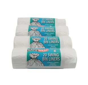 Swing Bin Liners Roll 20 Pk4 Std 0441