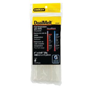 Stanley Dual Melt Glue Stick 4In Pk24