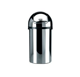 Fd Chrome 50 Litre Push Bin 311733