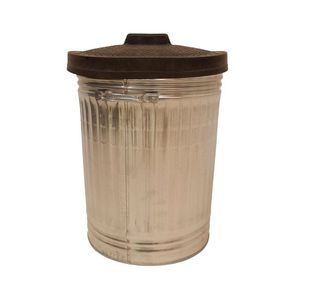 Galvinised Metallic Bin/Lid 316625