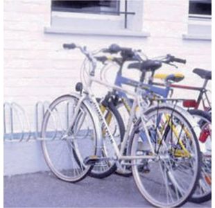 Cycle Rack 4 Bikes Aluminium 320079