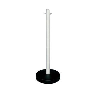 Fd Freestand Post Concrete Base Wht