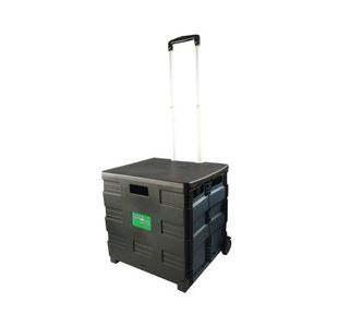 VFM Containr Trolly/Lid Fold Blk/Gry