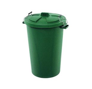 Dustbin Locking Clip Lid 90L Green