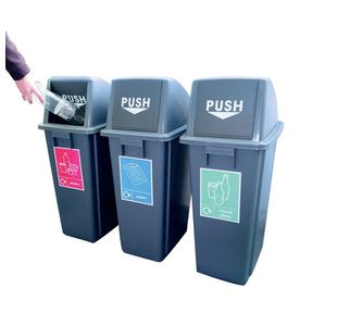 VFM Slim Rcyc Bins with Stickers Pk3