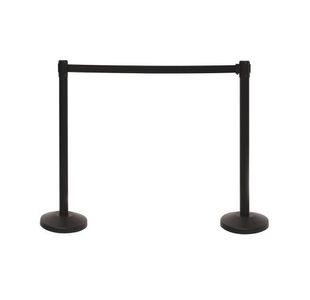 Vfm Barriers With 3.4M Belt Blk Pk2