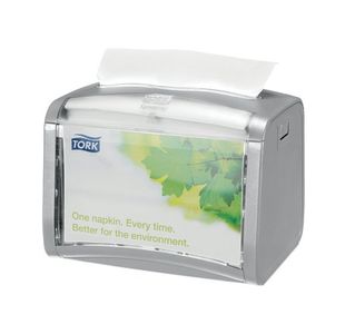 Tork Xpressnap Napkin Disp Silver