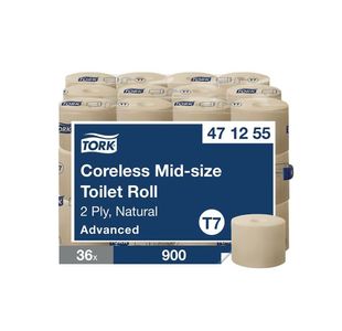 Tork Coreless 2ply Tlt Roll Nat Pk36