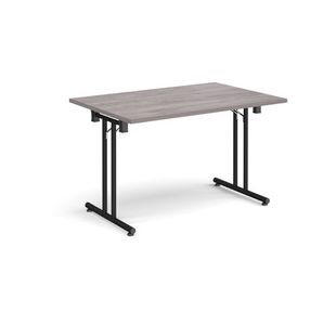 Rect folding leg table straight feet