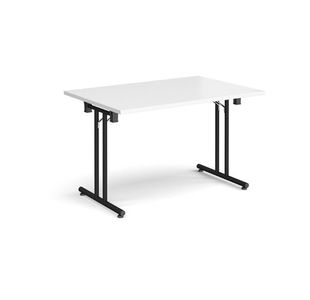 Rect folding leg table straight feet