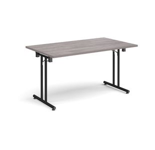 Rect folding leg table straight feet