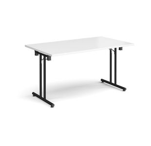 Rect folding leg table straight feet