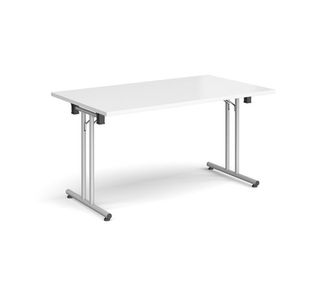 Rect folding leg table straight feet