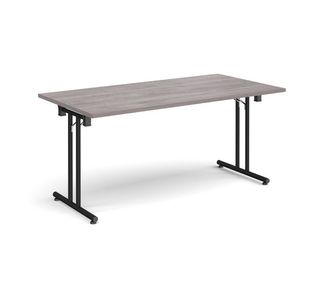 Rect folding leg table straight feet