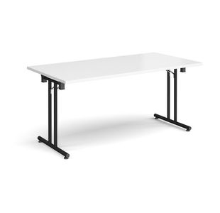 Rect folding leg table straight feet