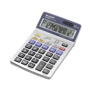 Sharp 12Digit Semi Desk Tax Calc El337C