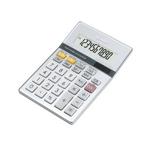 Sharp Semi Desktop Calc Silver El-331Er