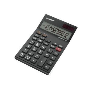 Sharp El124At Desk Calc Blk El124Atwh