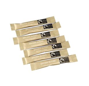 Fairtrade Brown Sugar Sticks Pk1000