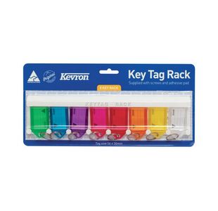 Kevron Standard Key Tags Assorted Pk8