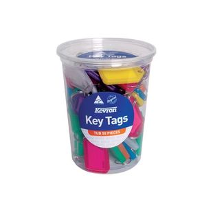 Kevron Standard Key Tags Assorted Pk50