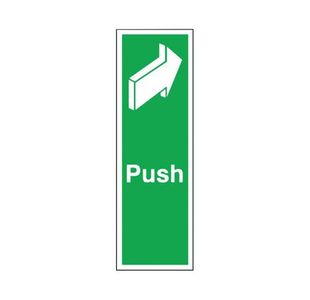 General Sign Push 150X50 S/A Fx05512S