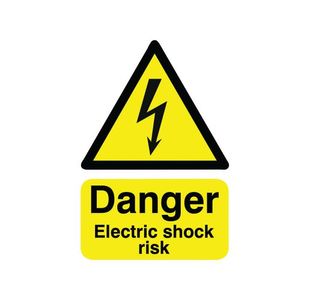 Danger Electric Shock Risk A5 S/A