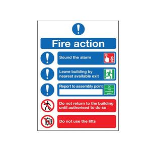 Fire Action Symbol A5 Fr099A5