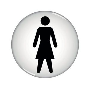 General Sign Women Symbol 60Mm Rds1